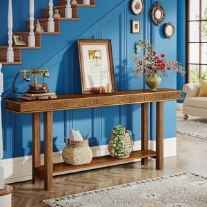 Wooden <b>Console</b> <b>Table</b> for Sofa Entryway or Accent Placement - Product Image 1