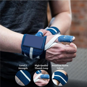 Sangles de poignet réglables antidérapantes respirantes unisexe pour fitness, musculation, entraînement de force, logo personnalisable, entraînement - Product Image 5