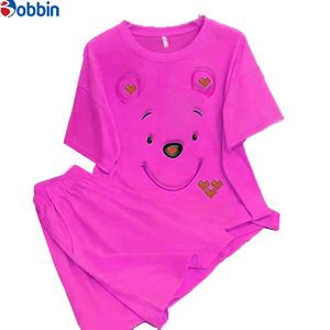 Ensemble 2 pièces personnalisé pour femme, nouvelle mode estivale, t-shirt et short imprimés, survêtement décontracté ample - Product Image 6