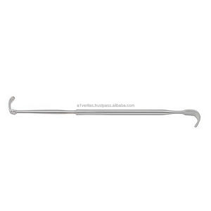 Retractor de Gancho para Amígdalas Lukens Thymus de Acero Inoxidable A-1 VERITAS de Alta Calidad, 17 cm, Instrumento Quirúrgico Manual Reutilizable |   Kit de sutura - Product Image 4
