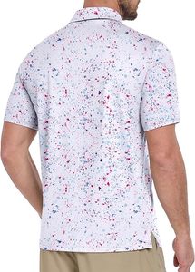 เสื้อเชิ้ตผู้ชายแบบลำลองสั่งทำ OEM คุณภาพสูง ผ้าฝ้าย กอล์ฟ กันยับ แขนสั้น พิมพ์โลโก้ ปักลาย ขายส่งจำนวนมาก - Product Image 4