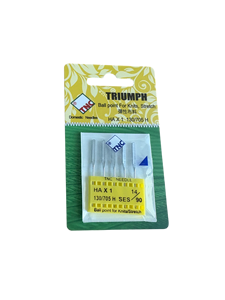 Aiguilles TNC HA X 1 SES, plusieurs tailles disponibles ! Aiguilles pour machines à coudre domestiques et pièces détachées pour machines à coudre de confection, FABRIQUÉES à TAIWAN - Product Image 1