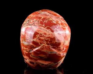 Escultura de Jaspe Rojo Tallada a Mano de 14 Pulgadas, Escultura de Cristal, Decoración de Piedras Curativas, Regalo Único de Feng Shui para el Hogar u Oficina - Product Image 2