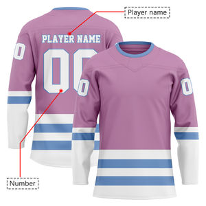 Jersey de Hockey sobre Hielo Personalizado con Logotipo del Equipo, Nombre y Número Bordados, Proveedor Mayorista OEM - Product Image 3