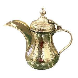 Último diseño con acabado brillante, cafetera árabe Dallah, para hotel, bodas, decorativa, para calentar leche y café, tetera Dallah en juego de 3 piezas. - Product Image 5