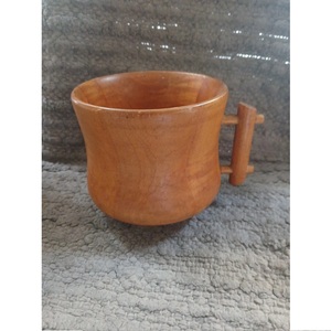 Wooden Mug with Handle <b>Beer</b> Cup Classic Drinkware for Home Hotel Restaurant Party Wholesale Customizable Natural Wood Mug - Product Image 3