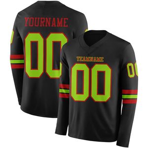 Camiseta de Fútbol de Manga Larga para Hombre, Personalizable con Nombre de Equipo, Logotipo y Posiciones (Manga Izquierda/Frente/Manga Derecha), Transpirable - Product Image 6