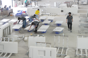 0อุปกรณ์กันการทุ่มตลาดสำหรับการตกแต่งภายในแบบหรูหราหรูหราหรูหราสำหรับบ้านพักอาศัยคฤหาสน์หินควอตซ์เทียมห้องครัว - Product Image 5