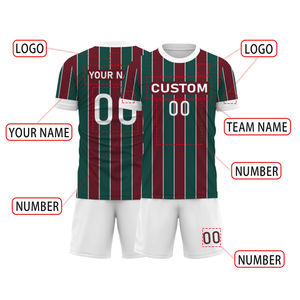 Uniforme de Fútbol Personalizado de Alta Calidad con Logotipo, Camiseta de Entrenamiento, Chándal, Uniforme de Fútbol para Hombre - Product Image 6