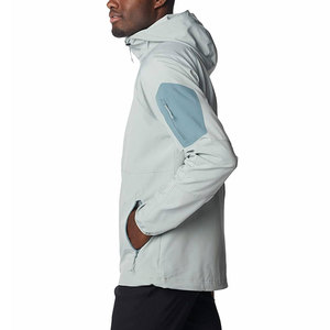 High Quality Men's Softshell <b>Jacket</b> Casual Wear Stand Collar Solid Color Waterproof Canvas Front Logo Stylish <b>Reversible</b> Quick - Product Image 4