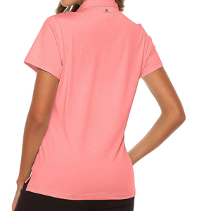 Polo de Mujer de Algodón con Patrón Liso, Manga Corta, Tejido, Casual, Transpirable, con Botones, para Verano 2026 - Product Image 4