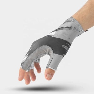 Gants de pêche demi-doigts, impression par sublimation, matière synthétique, unisexe, toutes saisons, design à enfiler - Product Image 2