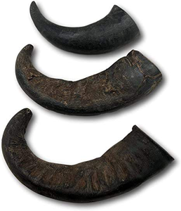 Friandise à mâcher pour chien en corne de buffle, écologique, thème animal, protéines naturelles noires, sans colorants artificiels, d'Inde - Product Image 3