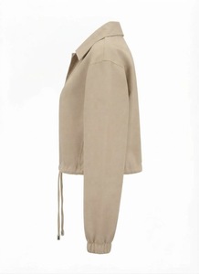 Chaqueta Anorak Corta para Mujer, Ligera, con Cierre, Estilo Workwear, con Bolsillos, para Otoño e Invierno - Product Image 3