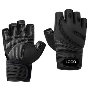 Guantes de Entrenamiento con Logotipo Personalizado, Guantes de Gimnasio para Levantamiento de Pesas, Crossfit, Protección de Palmas, Entrenamiento, Medios Dedos - Product Image 1