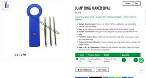 Herramienta para Hacer Anillos de Salto Ovalados, Herramienta para Enrollar Alambre, Herramientas para Hacer Joyas, Herramientas de Orfebrería, Herramientas Manuales |   N.º de artículo GS-107 B - Product Image 3