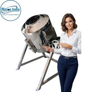 Stainless Steel <b>Automatic</b> LPG Rotary Roaster <b>Machine</b> Glass Paper Foil Plastic Bottles Peanut Cashew <b>Coffee</b> Seed Roasting Food - Product Image 3