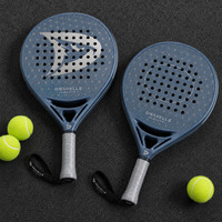 Raquettes de padel en fibre de carbone 3K avec housse de protection, équipement de tennis pour adultes