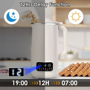 Máquina para Hacer Leche de Nueces Autolimpiante de 27 oz, Función de Retraso de 12 Horas y Mantenimiento de Temperatura, Máquina Automática para Hacer Leche de Soya Casera - Product Image 4