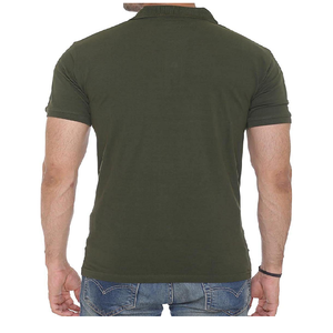 Diseño de Logotipo Personalizado, Polo de Algodón Elástico Exclusivo para Hombre, Camisa de Golf con Cuello de Diseñador, Sin Costuras - Product Image 6