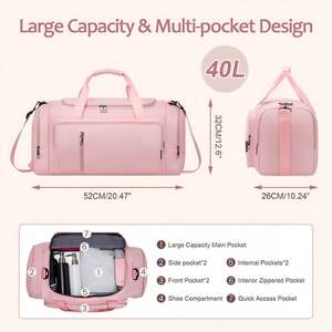 สำหรับกระเป๋าดัฟเฟิลกันน้ำ TPU 25 ลิตร สายรัดปรับได้ ปิดด้วยซิป กระเป๋าเป้สะพายหลังสำหรับเดินทางแบบสปอร์ต อุปกรณ์ฟิตเนสแบบลำลอง กระเป๋าใส่ของอเนกประสงค์ - Product Image 2