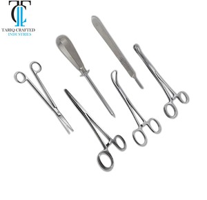 Kit professionnel d'insertion de tube thoracique en acier inoxydable, ensemble d'instruments chirurgicaux pour thoracostomie et drainage thoracique - Product Image 6
