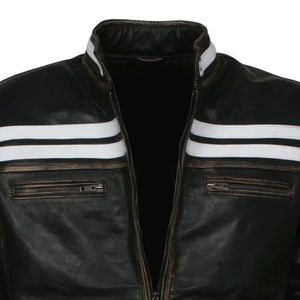 Chaquetas de Cuero Genuino para Motociclistas, Impermeables, con Protecciones, para Hombre, Nueva Colección de Invierno, Más Vendidas - Product Image 5