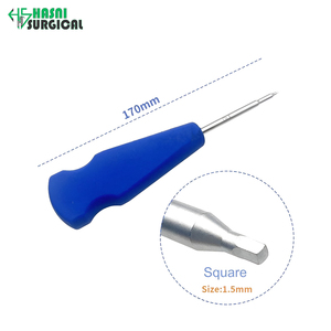 Destornillador ortopédico de cabeza hexagonal de acero inoxidable de 1.2 mm, grado quirúrgico - Product Image 2