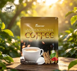 Classic Ashwagandha <b>Instant</b> <b>Coffee</b> High Caffeine Bitter Taste Energy & Immunity Support Sugar Flavour 25g Single Serve Packet - Product Image 1