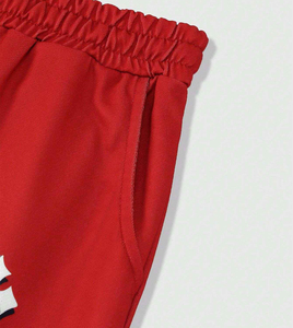 2026 Men's Custom Puff Printing Flare Sweatpants High Quality Mid Waist Drawstring Pocket Casual Breathable Quick Dry - Product Image 5