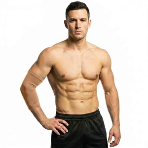 Manchon de coude en néoprène personnalisé pour la protection athlétique, vente en gros, soulagement de la douleur, séchage rapide, léger et respirant - Product Image 2