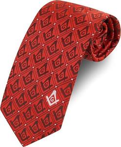 Corbata Masónica de Seda con Nuevo Diseño, Corbatas Masónicas Personalizadas de Alta Calidad - Product Image 1