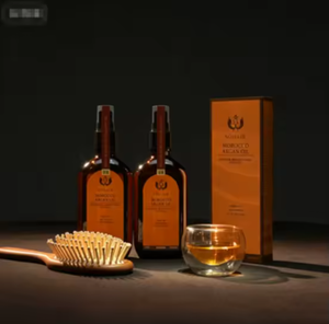 Sérum capillaire Kbeauty à l'huile d'argan raffinée 100ml, double soin, non collant, protecteur thermique pour pointes fourchues, usage quotidien - Product Image 2
