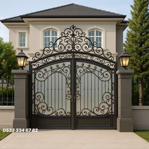 Custom Wrought Iron <b>Gates</b> for Driveways and Entrances with Premium Quality, Maximum Security, and Timeless Elegance - Product Image 1