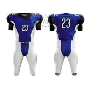 Ensemble d'uniformes de football américain pour hommes, maillot imprimé par transfert thermique numéro 23, ajusté, manches courtes, maille respirante à l'avant, taille plus - Product Image 5