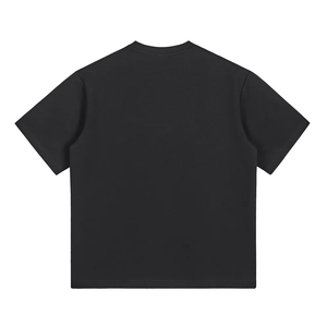 เสื้อยืดคอตตอน 100% ทรงครอป บ็อกซี่ พิมพ์ลายโลโก้ด้านหน้า ซิลค์สกรีน วินเทจ ลุคซักยับ เนื้อผ้าหนา ถักทออย่างดี เป็นมิตรต่อสิ่งแวดล้อม สำหรับผู้ชาย - Product Image 4