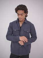 Chemise décontractée à manches longues pour homme, en flanelle à carreaux, respirante, infroissable, en mélange de coton, avec col boutonné, idéale pour la superposition