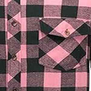 Camisa de Franela de Algodón con Diseño de Botones de Perla Estilo Occidental, Patrón a Cuadros, para Actividades al Aire Libre - Product Image 5