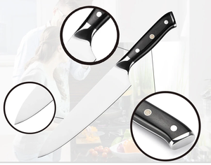 Cuchillo de Chef de Acero de Alto Contenido de Carbono Premium 2026, Forjado a Mano, Mango de Madera, Utensilios de Cocina Comerciales, OEM ODM - Product Image 1