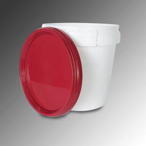 Yellow Plastic Pail Cylindrical Gloss Finish 1L 3L 4L <b>5L</b> <b>Water</b> Bucket Food Grade Customizable Color - Product Image 6