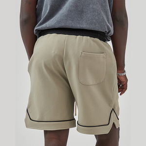 Summer New Style Fashion Contrast Color Casual Baggy Cotton <b>Shorts</b> Sport Basketball <b>Shorts</b> Men - Product Image 2