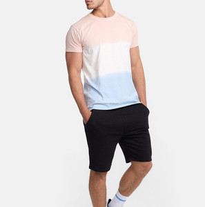 New Casual Men's T-Shirt Summer Fashion Short-Sleeved <b>Round</b> Neck Solid Color Pattern T Shirts for Men - Product Image 1