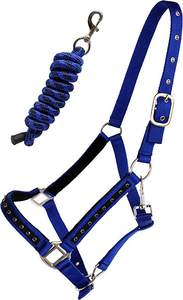 Premium <b>Genuine</b> Leather Horse Halter with Soft Sheepskin Padding Luxury Equestrian Leather Headstall - Product Image 6