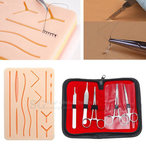 Juego de Instrumentos Quirúrgicos de Acero Inoxidable Duradero, Fuente de Alimentación Manual, Kit de Sutura, Almohadilla de Práctica, Uso Hospitalario, Certificado CE Clase I - Product Image 6