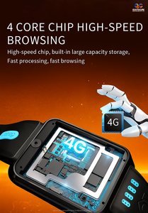 QC AX07 Kids Android Smartwatch 4G Navegación GPS WiFi LBS Cámara dual Videollamada GPS Tracker 1,54 \ "Touch AI Voice Assistant - Product Image 4