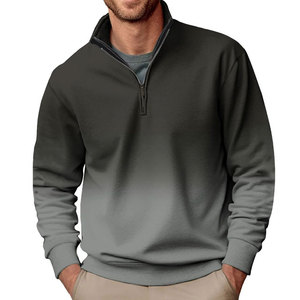 Sudadera con capucha y cremallera de felpa francesa al por mayor, de algodón, unisex, manga larga, 200 gramos, corte oversize, para otoño - Product Image 1