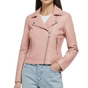 Veste en cuir véritable tricotée de luxe de haute qualité, écologique, avec fermeture éclair, pour femmes et hommes, personnalisable, streetwear tendance - Product Image 2