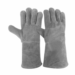 Gants de soudure en cuir de vachette de qualité supérieure, résistants, pour la sécurité industrielle, la protection des mains, la construction et le barbecue - Product Image 6