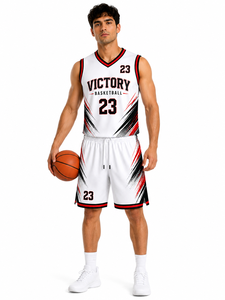 Ensemble d'uniformes pour équipe de basketball professionnelle, maillot léger haute performance avec couleurs, logos et noms de joueurs personnalisés - Product Image 3