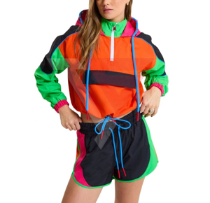 Premium Quality Packable Streetwear Windbreaker <b>Coat</b> Printed Solid Design Lightweight & Breathable for <b>Travel</b> Use - Product Image 1